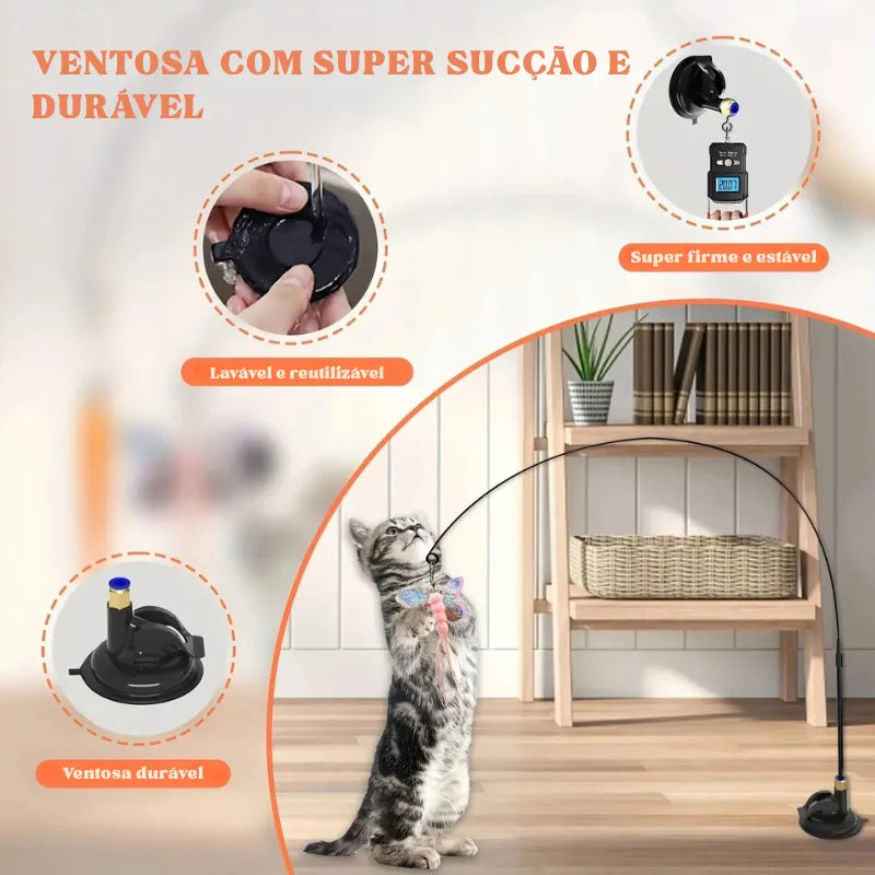 Varinha Fixa com Pena