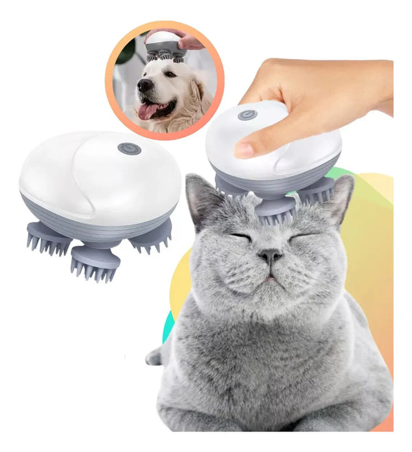 Massageador Elétrico de Cabeça para Gatos