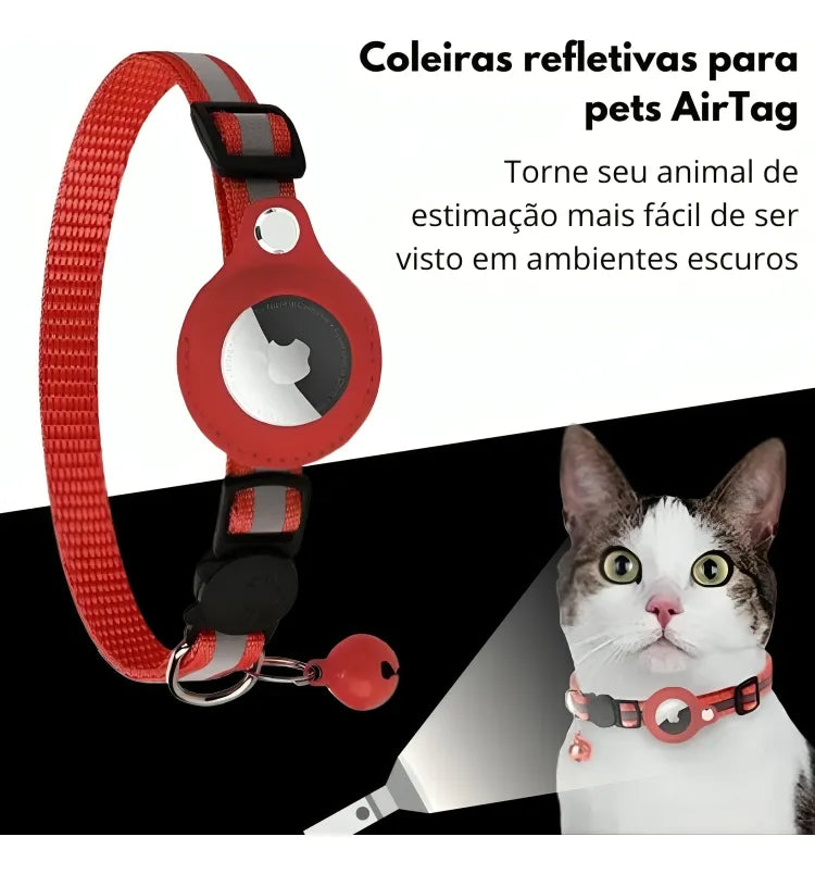 Coleira Inteligente com Rastreador para Gatos