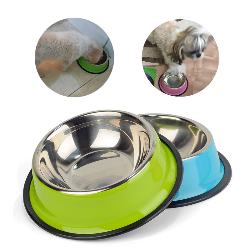 Tigelas de Aço Inoxidável para Pets