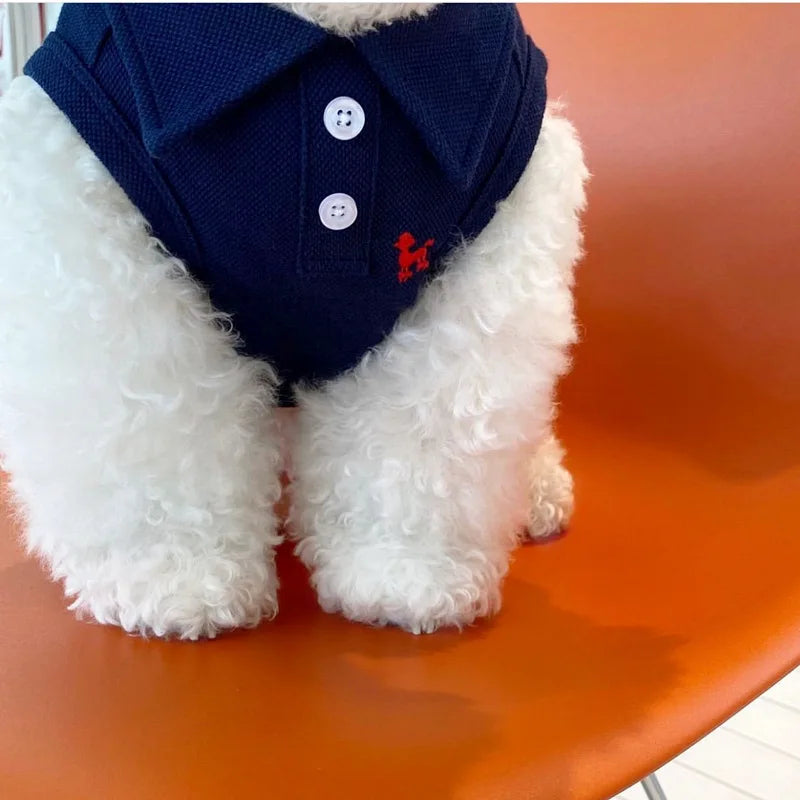 Camisa Polo de Verão para Cães e Gatos