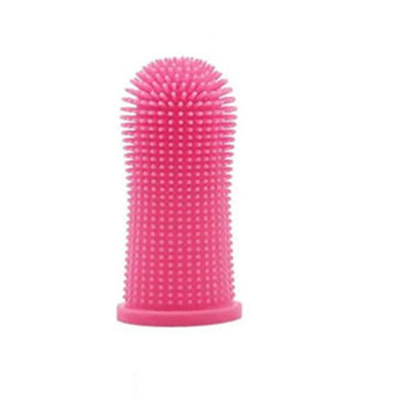 Escova Dental Suave em Silicone para Pets