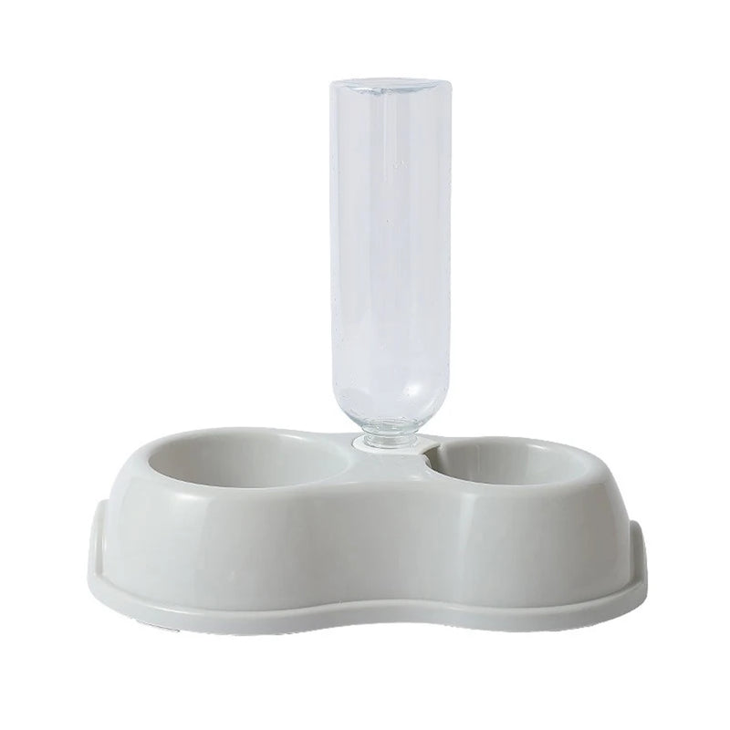Tigela Dupla com Suporte & Dispensador de Água
