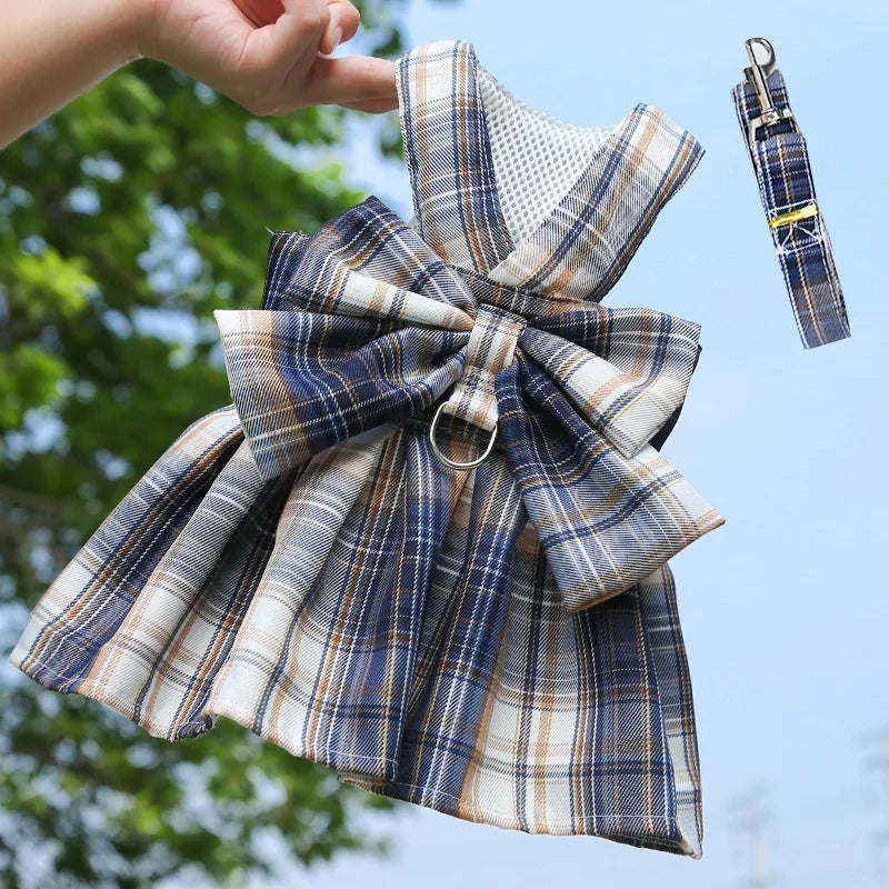 Peitoral Vestido com Saia para Cães e Gatos