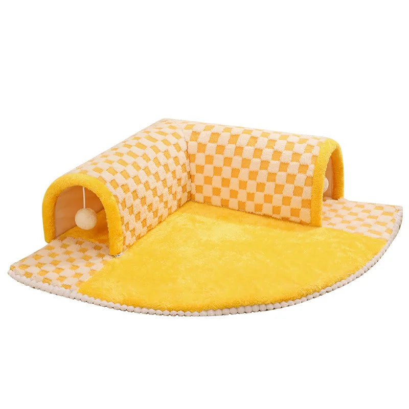 Casa Tapete Tunel Premium para Gatos