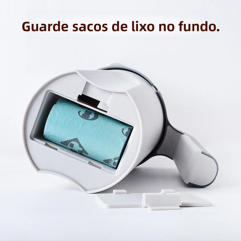 Pá Coletora com Sistema de Saco Integrado