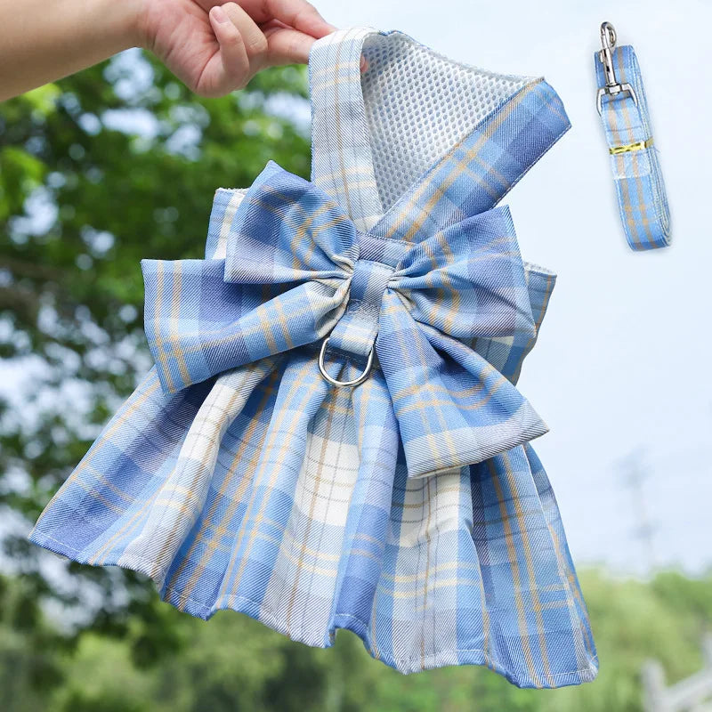 Peitoral Vestido com Saia para Cães e Gatos