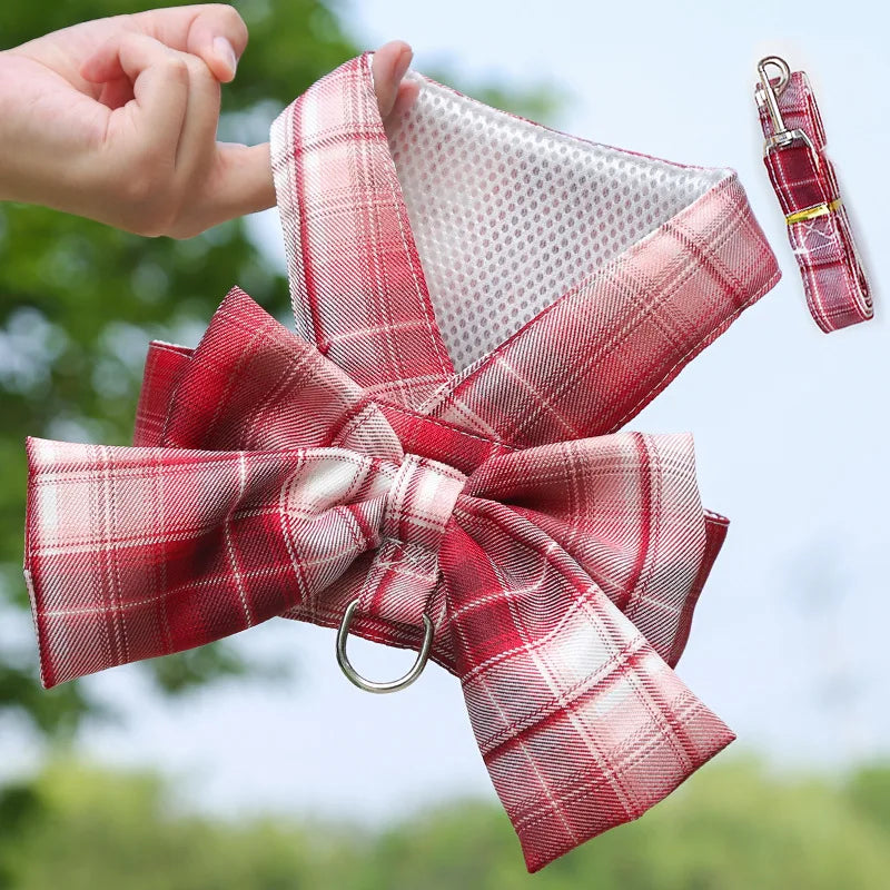 Peitoral Vestido com Saia para Cães e Gatos