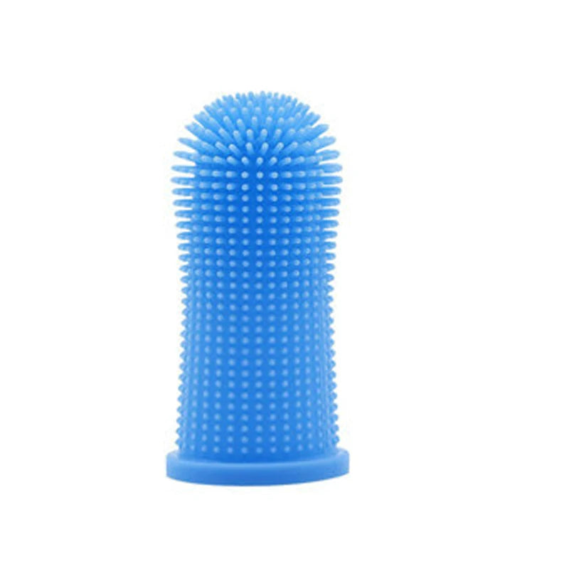 Escova Dental Suave em Silicone para Pets