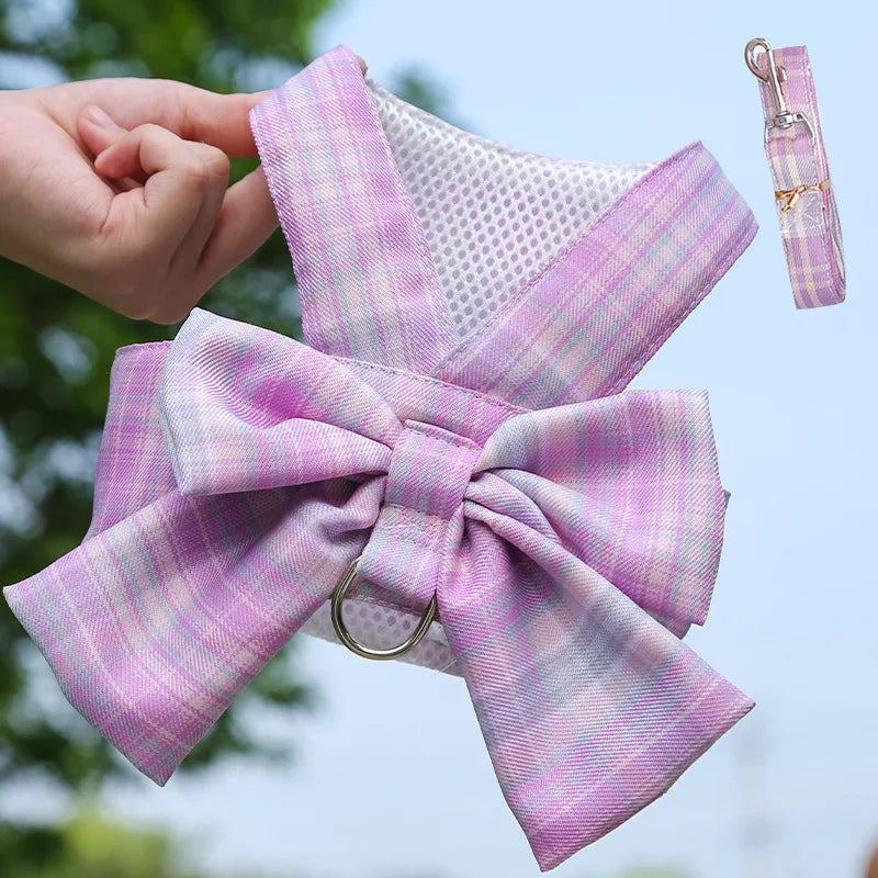Peitoral Vestido com Saia para Cães e Gatos