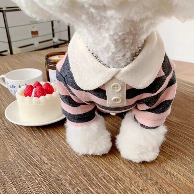 Camisa Polo de Verão para Cães e Gatos