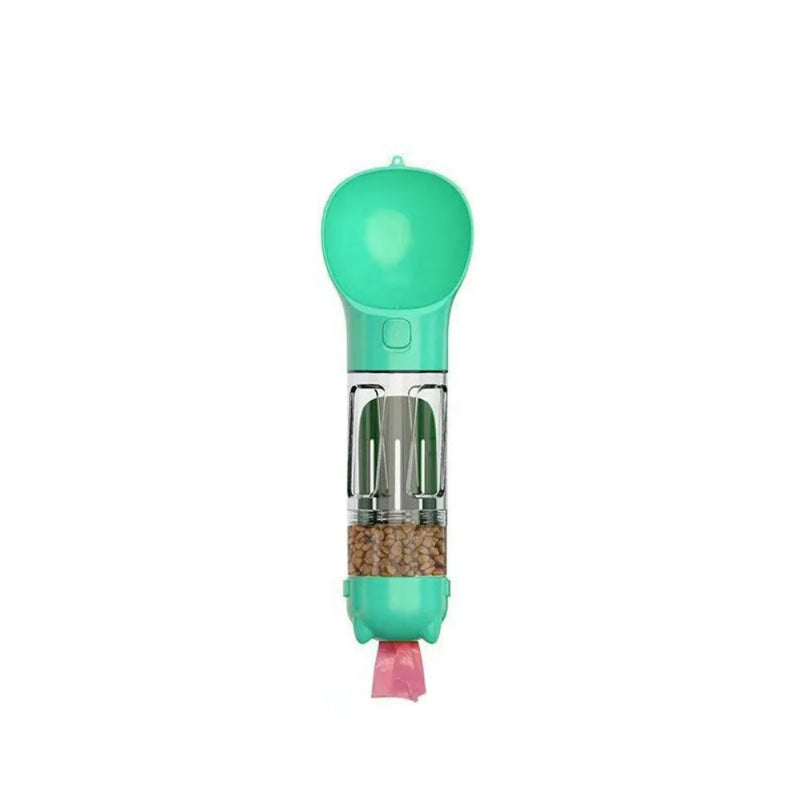 Garrafa Portátil de Água & Comida para Pets 3 em 1