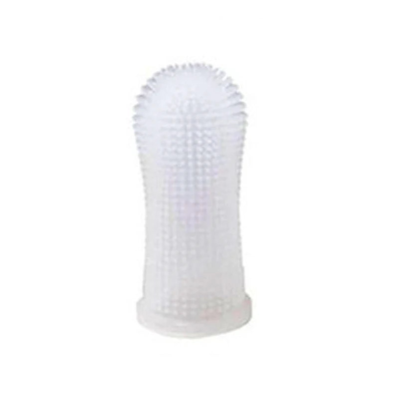 Escova Dental Suave em Silicone para Pets
