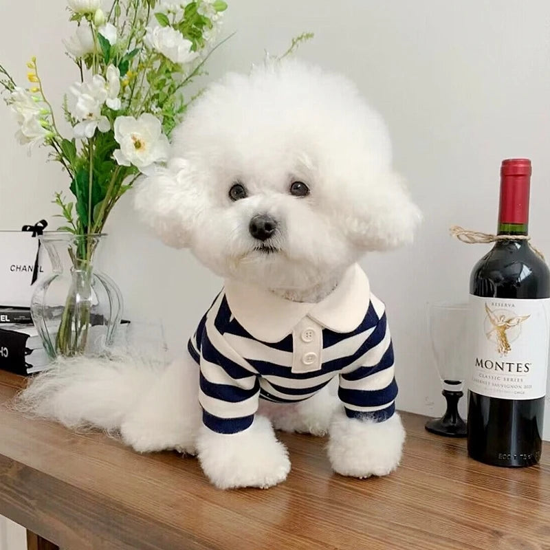 Camisa Polo de Verão para Cães e Gatos