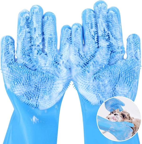 Banho & Massagem de Silicone para Cães e Gatos