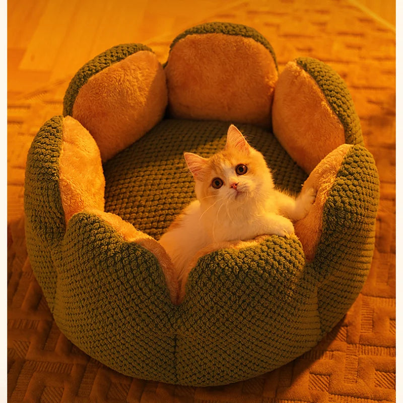 Cama de Luxo Quentinha & Confortável para Pets