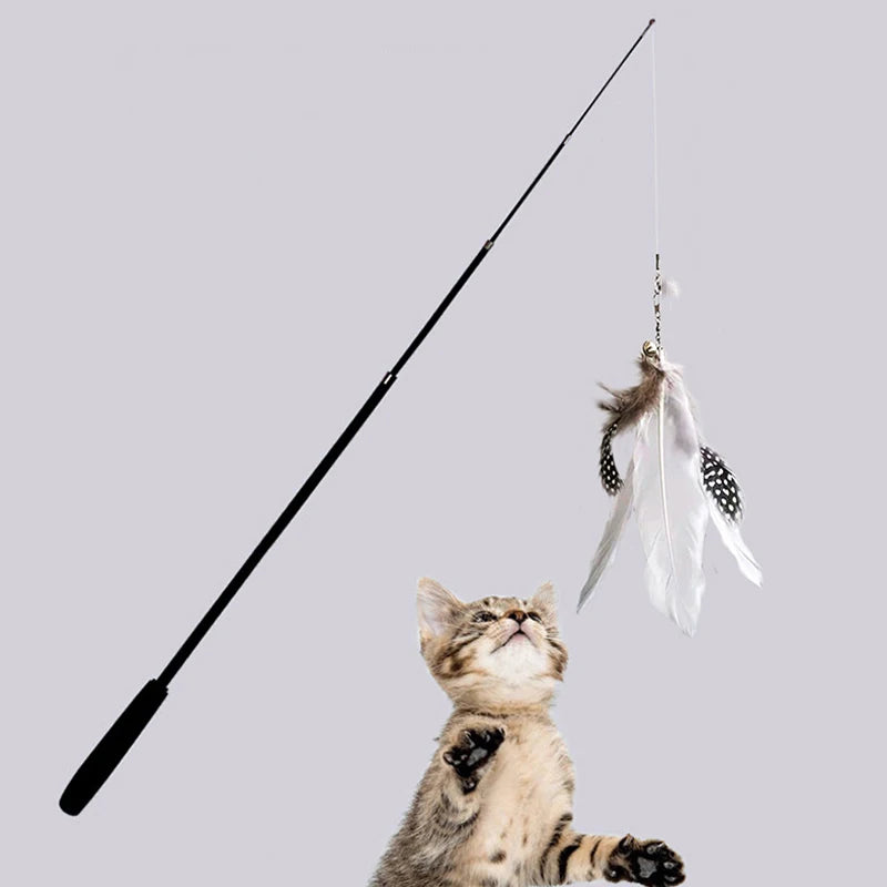 Vara Telescópica Interativa para Gatos